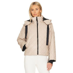 STEVE MADDEN Hayle Jacket in Beige Small Womens Vegan Coat Faux Leather